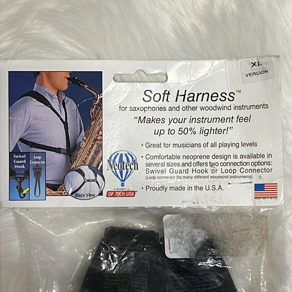 NEW🆕Neotech Soft Harness for Saxophones & other Woodwind Instruments - Size XL!